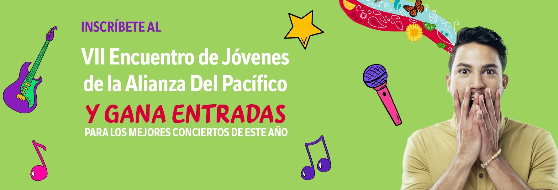 Inscríbete al VII Encuentro de Jóvenes y participa por entradas para los mejores conciertos de este año Inscríbete al VII Encuentro de Jóvenes y participa por entradas para los mejores conciertos de este año